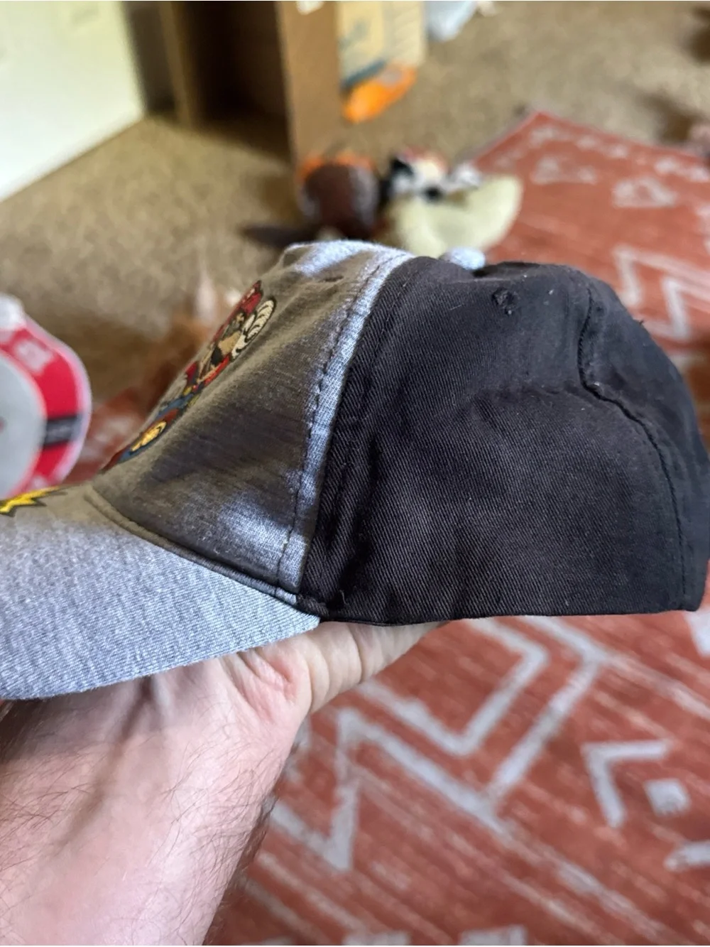 Official Super Mario Brothers Youth Nintendo Cap Snap Back Goomba Jump Hat